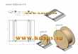 Опора роликовая для размотки кабельных барабанов (платформа для размотки барабанов) ОРБ 16-2