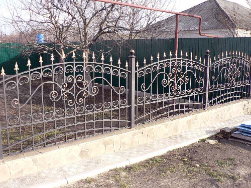 Забор кованый - изготовление "под ключ"