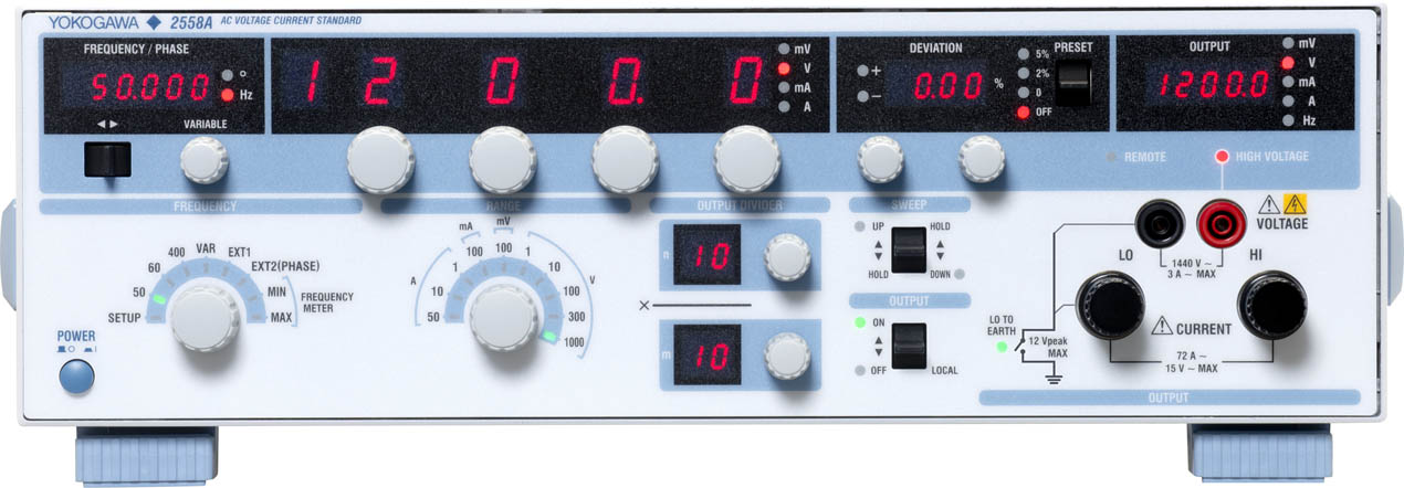������ Yokogawa 2558A ���������� ����������� ���� � ����������