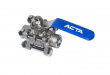 Краны шаровые полнопроходные под сварку АСТА КШ654 1/4-4 дюйма