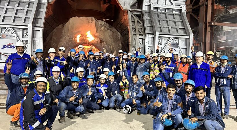 Primetals запустила плавильный цех JSW Steel на заводе в Торанагаллу (Карнатака, Индия)