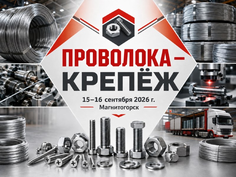 Магнитогорск примет 15-ю международную конференцию «ПРОВОЛОКА – КРЕПЁЖ»