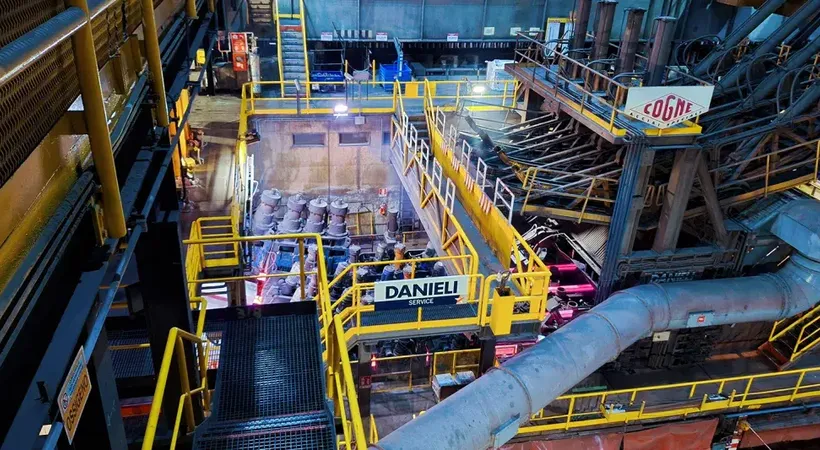 Danieli Service модернизировала холодильную камеру на заводе Cogne Acciai Speciali в Аосте