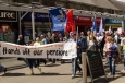 Более 800 металлургов протестовали в Порт-Талбот против пенсионной реформы Tata Steel