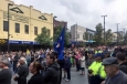 Рабочие BlueScope Steel вышли на улицу протестуя против планов по закрытию предприятия