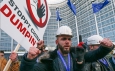 В Брюсселе прошел многотысячный митинг металлургов против китайского импорта (Фото)