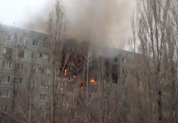 В Волгограде взорвалась девятиэтажка (Видео)