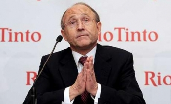 Глава Rio Tinto Ян дю Плесси Rio Tinto уверена в росте потребления стали в Китае до миллиарда тонн