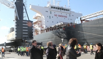 Новый американский порт в Полсборо принял первое судно с грузом российской стали