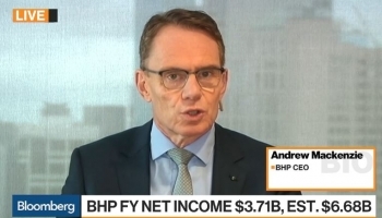 BHP Billiton прогнозирует замедление роста мировой экономики из-за протекционизма США