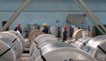 Биржевые цены на сталь в Китае снизились до 5-недельного минимума
