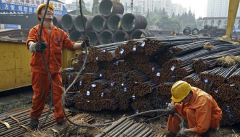 Среднесуточное производство стали в Китае упало на 13%