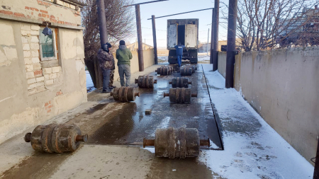 Зимняя поставка автомобильных весов в Волгоградскую область