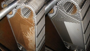 Эффективность работы теплообменника зависит от чистоты поверхности