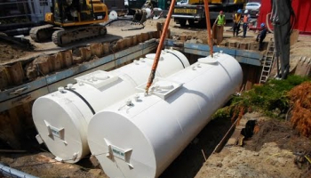 Установка газгольдера