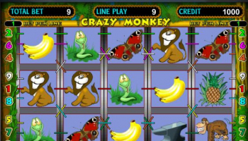 Игровой автомат Crazy Monkey: веселое приключение